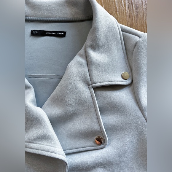 SFERA COLLECTION BIKER JACKET | sky blue size M | - Picture 5 of 8